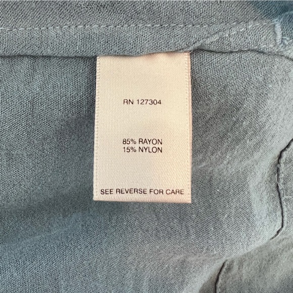 John Mark Light Blue 3/4 Sleeve Tunic Size L - Picture 9 of 9